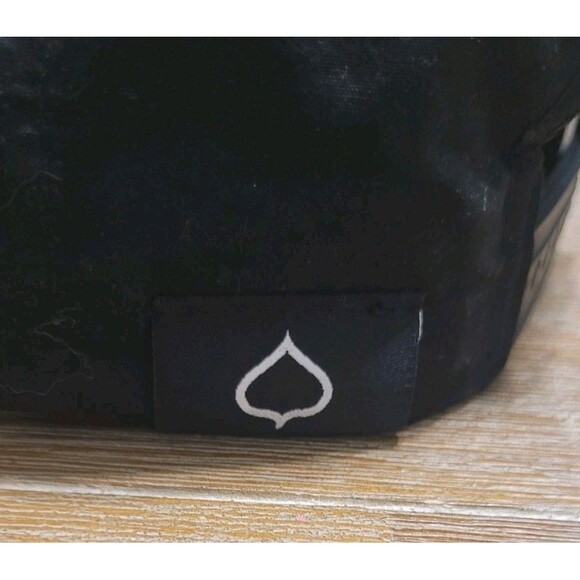 AspenX Beach Club Black Patch Hat Cap Gray Malin Snapback - Picture 4 of 7